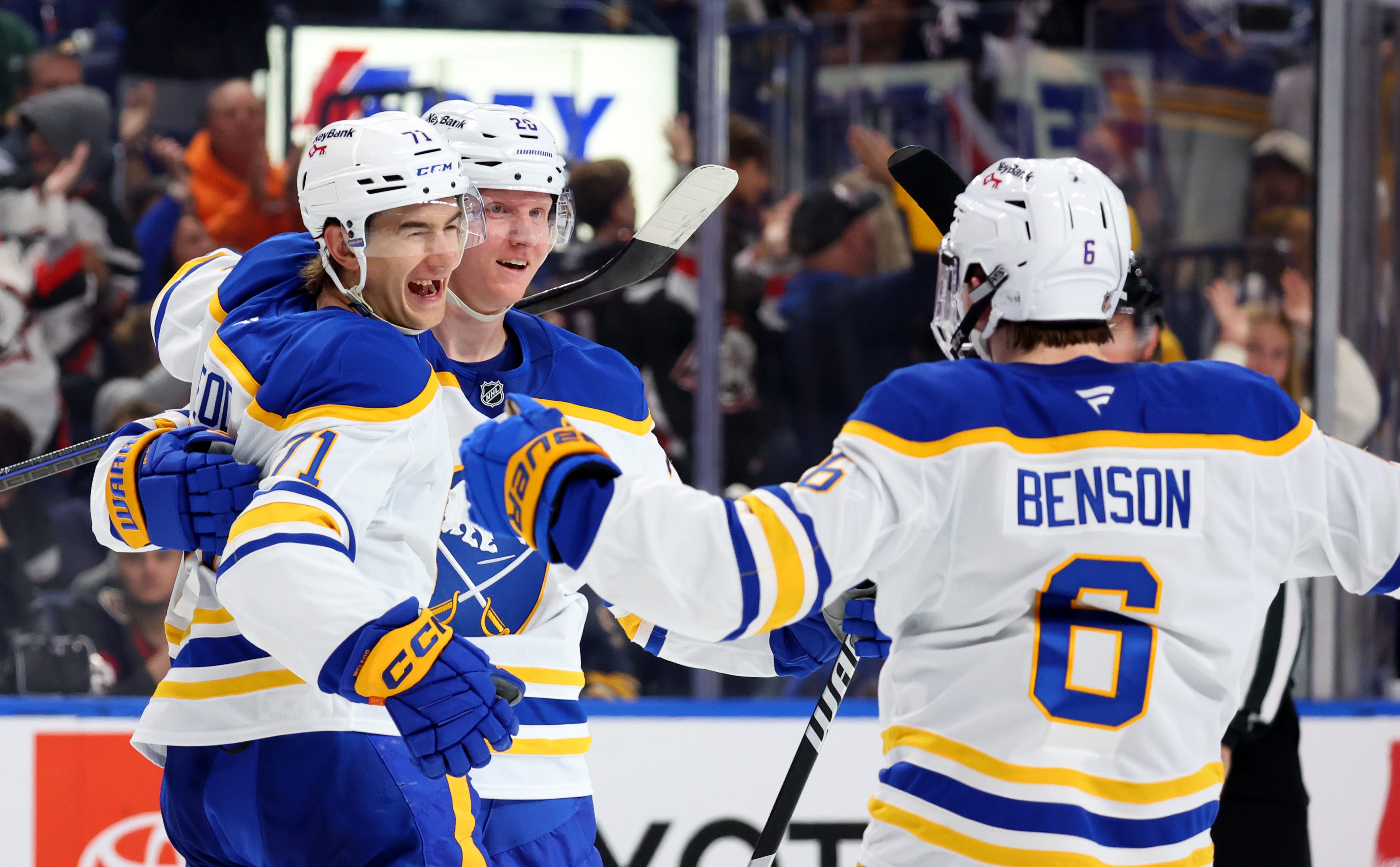 Hamilton: McLeod's shorthanded goal propels Sabres to first win of season