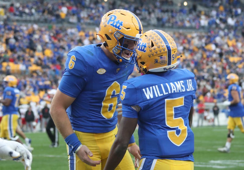 Mason Heintschel celebrates with Poppi Williams