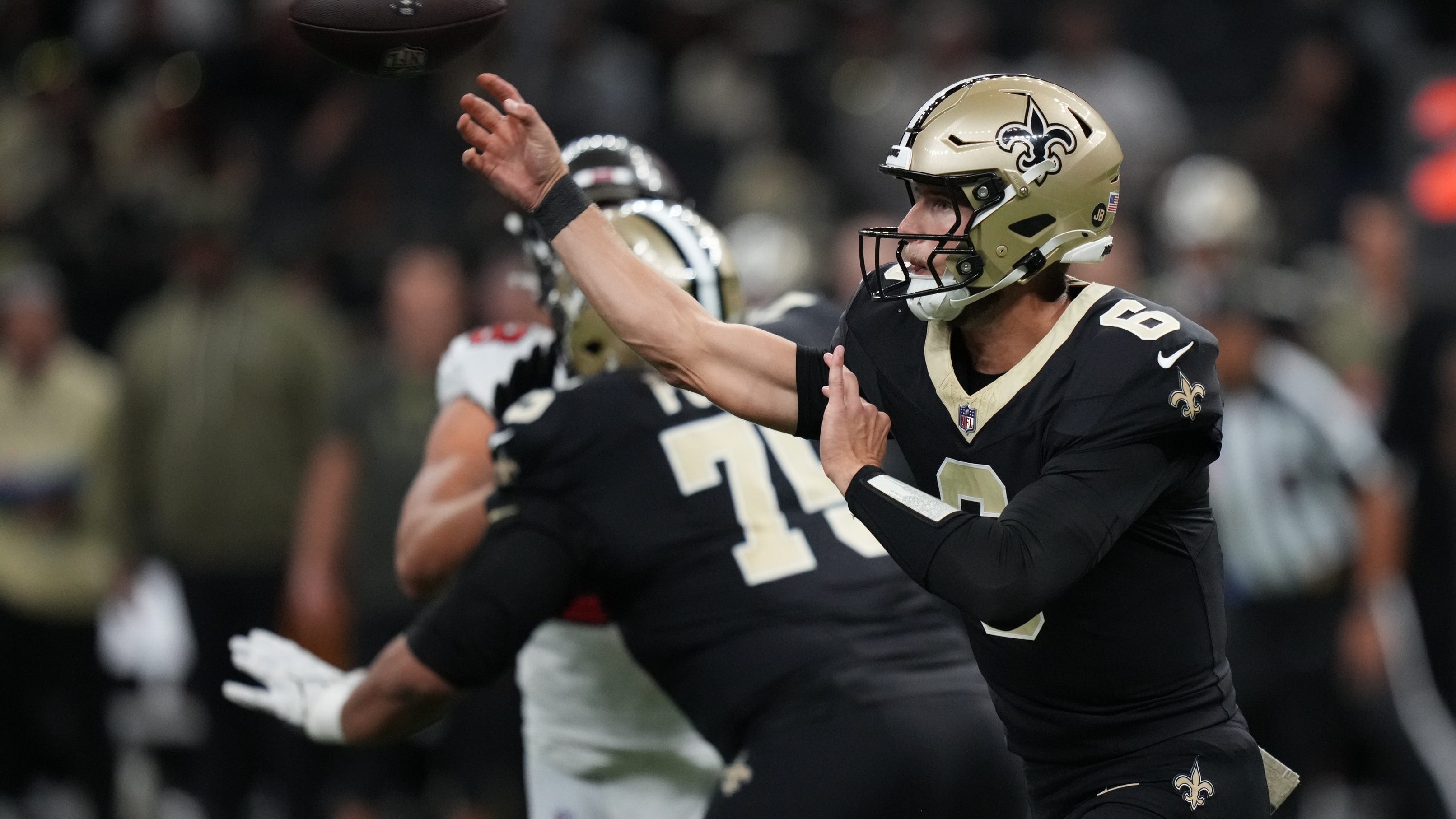 Saints, Tyler Shough face big challenge in vaunted Rams pass rush; here's what to know