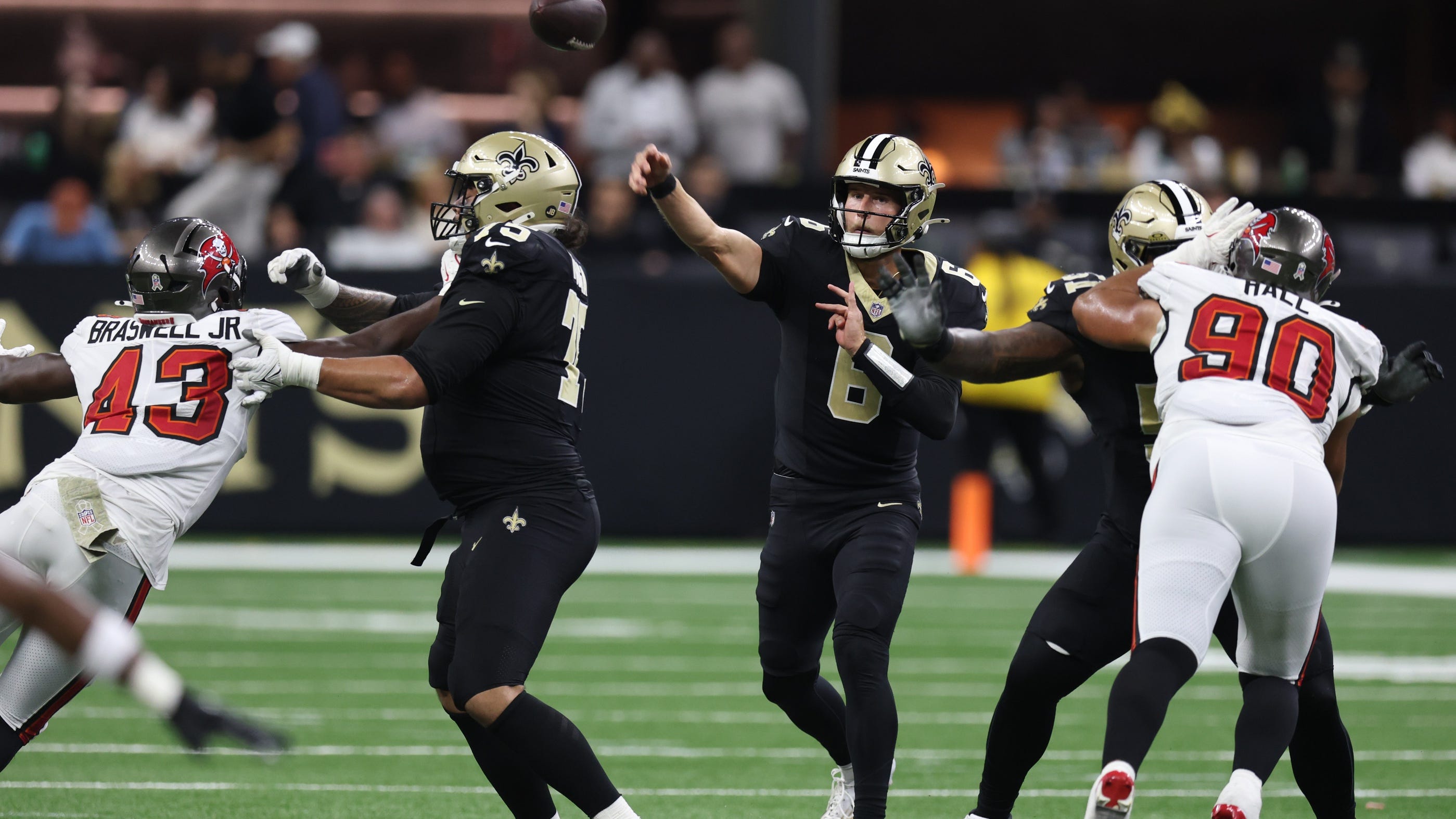 Tyler Shough time. Saints turning to rookie QB at starter in Week 9