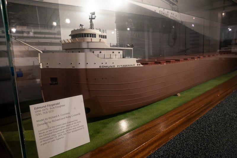 The history of the sinking of the Edmund Fitzgerald is covered extensively at the Dossin Great Lakes Museum on Belle Isle photographed on Friday, Oct. 24, 2025.