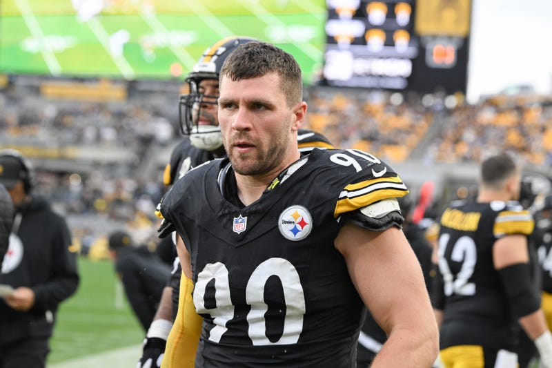 TJ Watt on the field