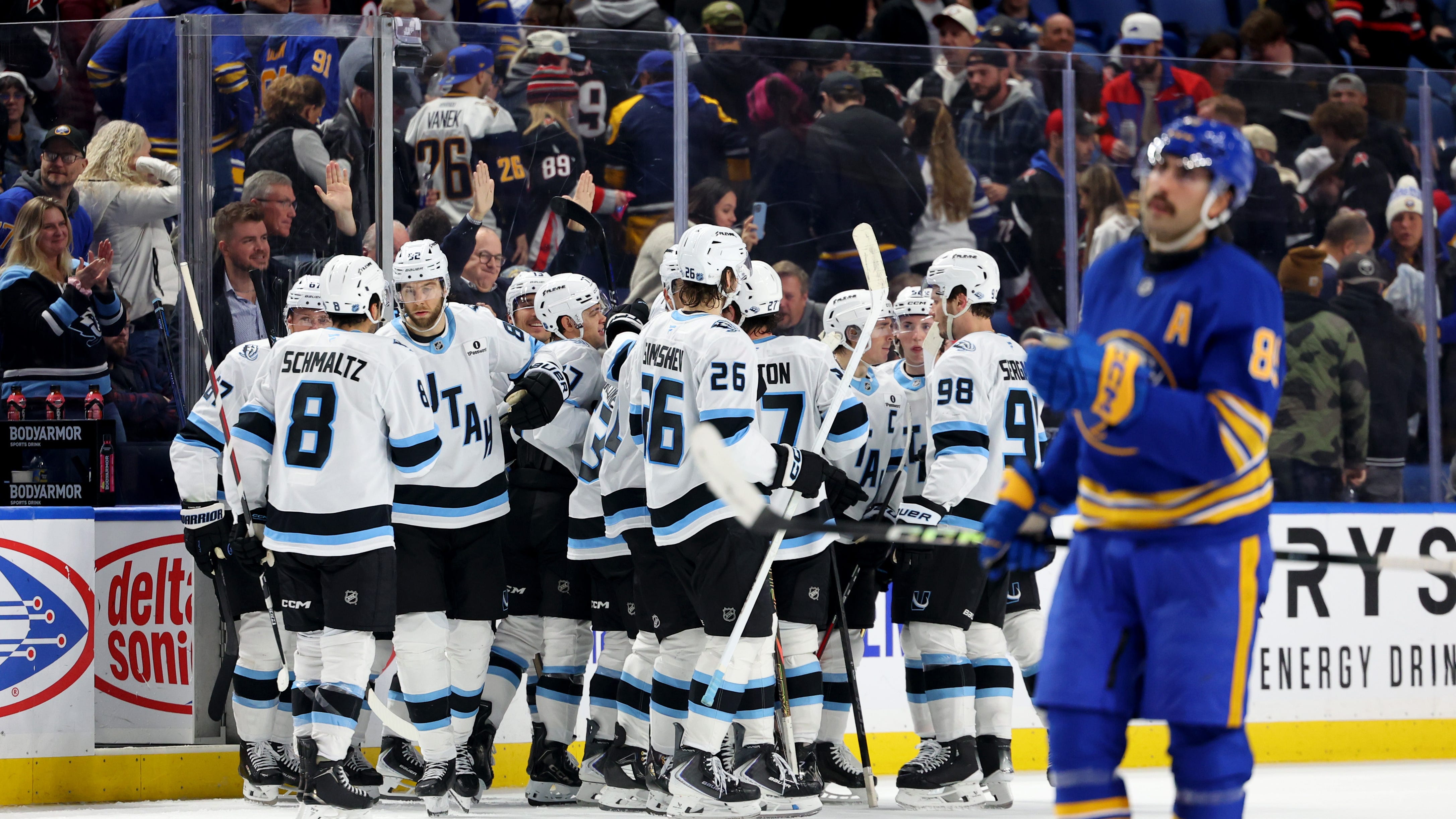 Sabres earn another point, but lose again in overtime to Utah