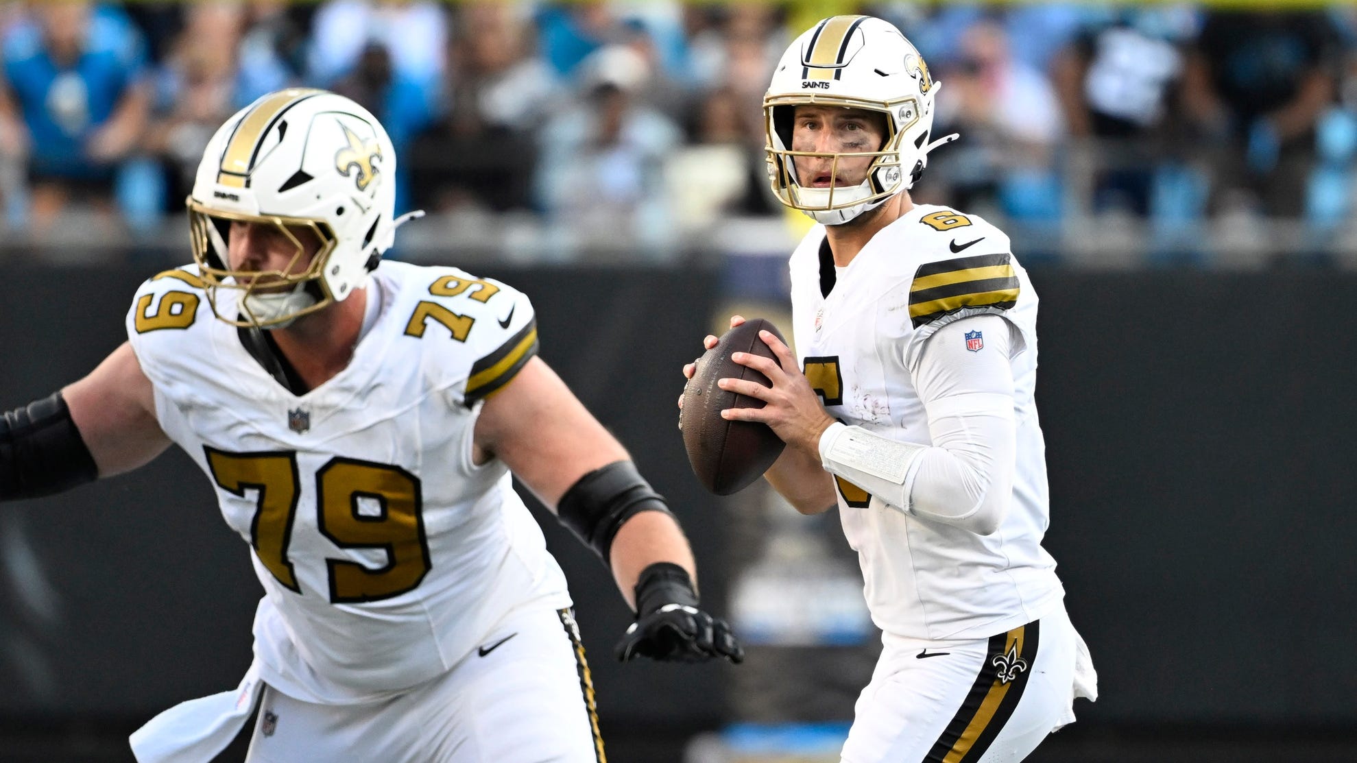 Tyler Shough ready for introduction to Saints-Falcons rivalry: 'It means a little bit more'