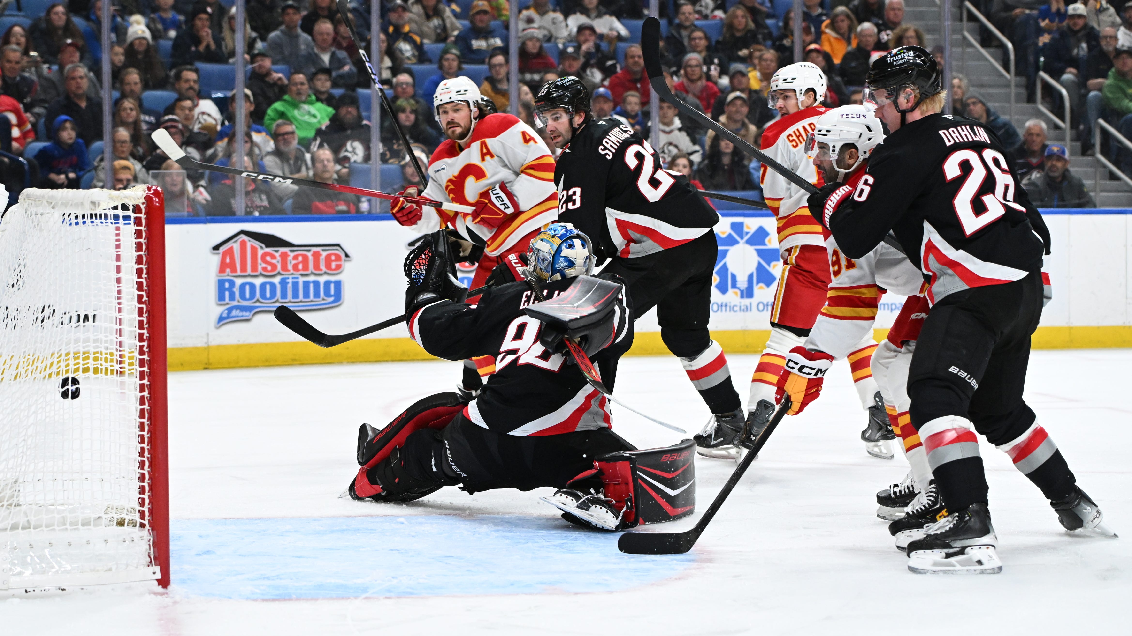 Third period dooms Sabres in blowout loss to Flames