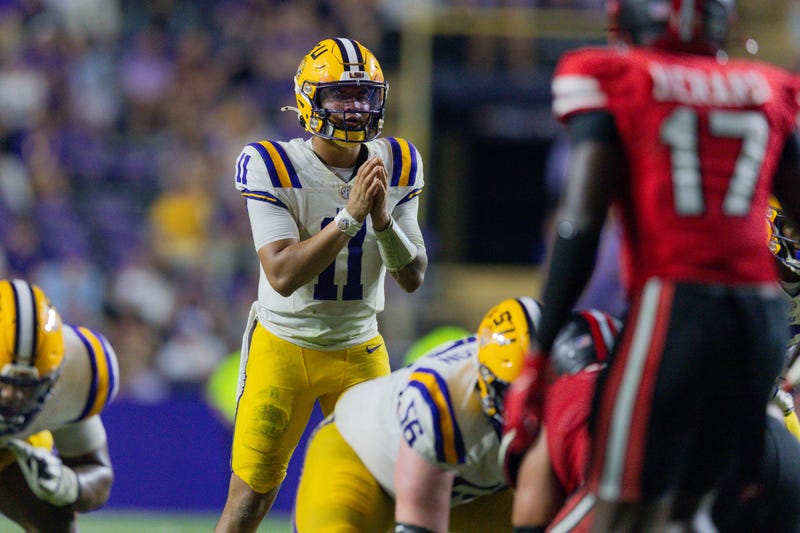 LSU quarterback Michael Van Buren