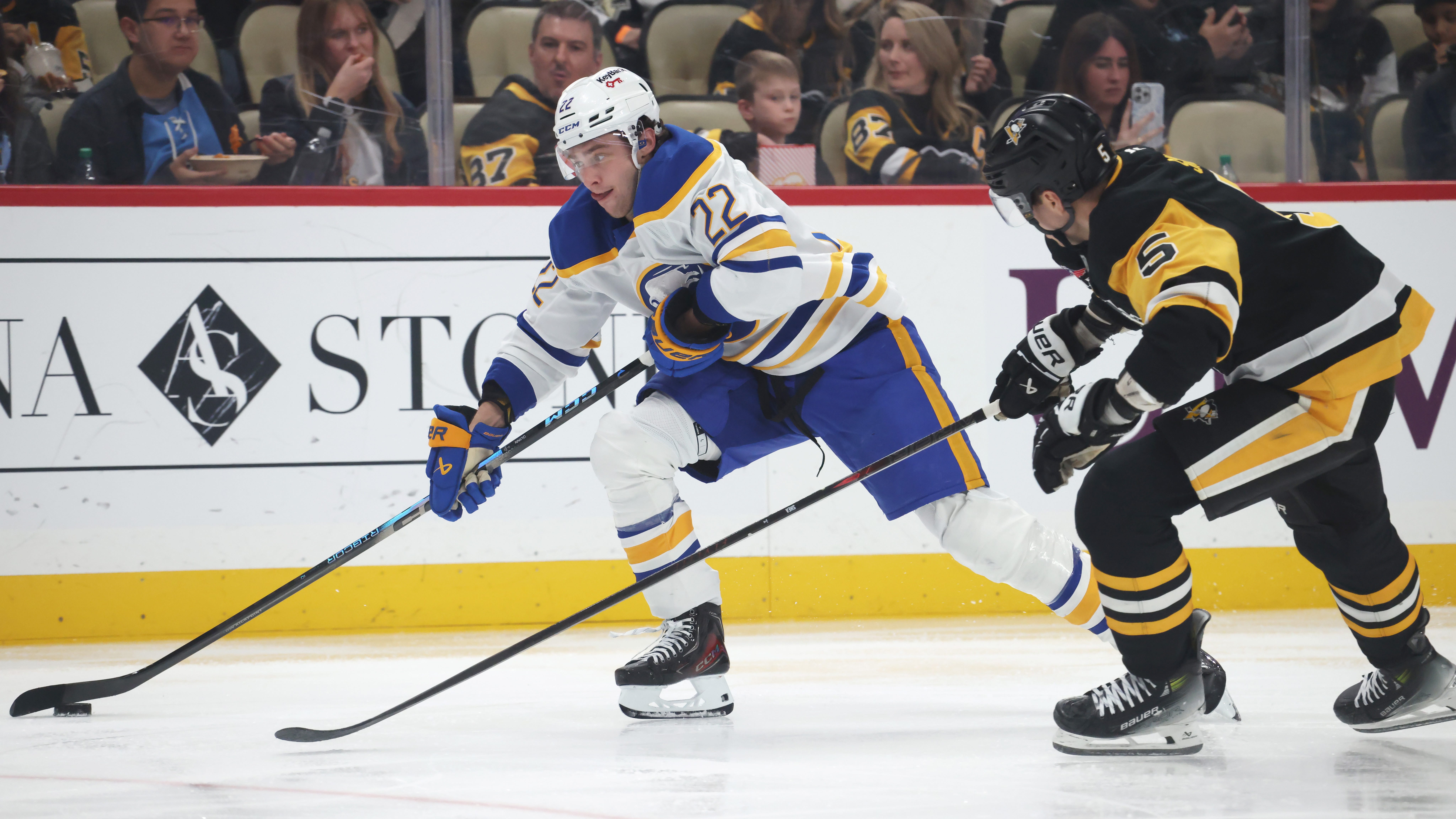 Sabres doubled up in Pittsburgh