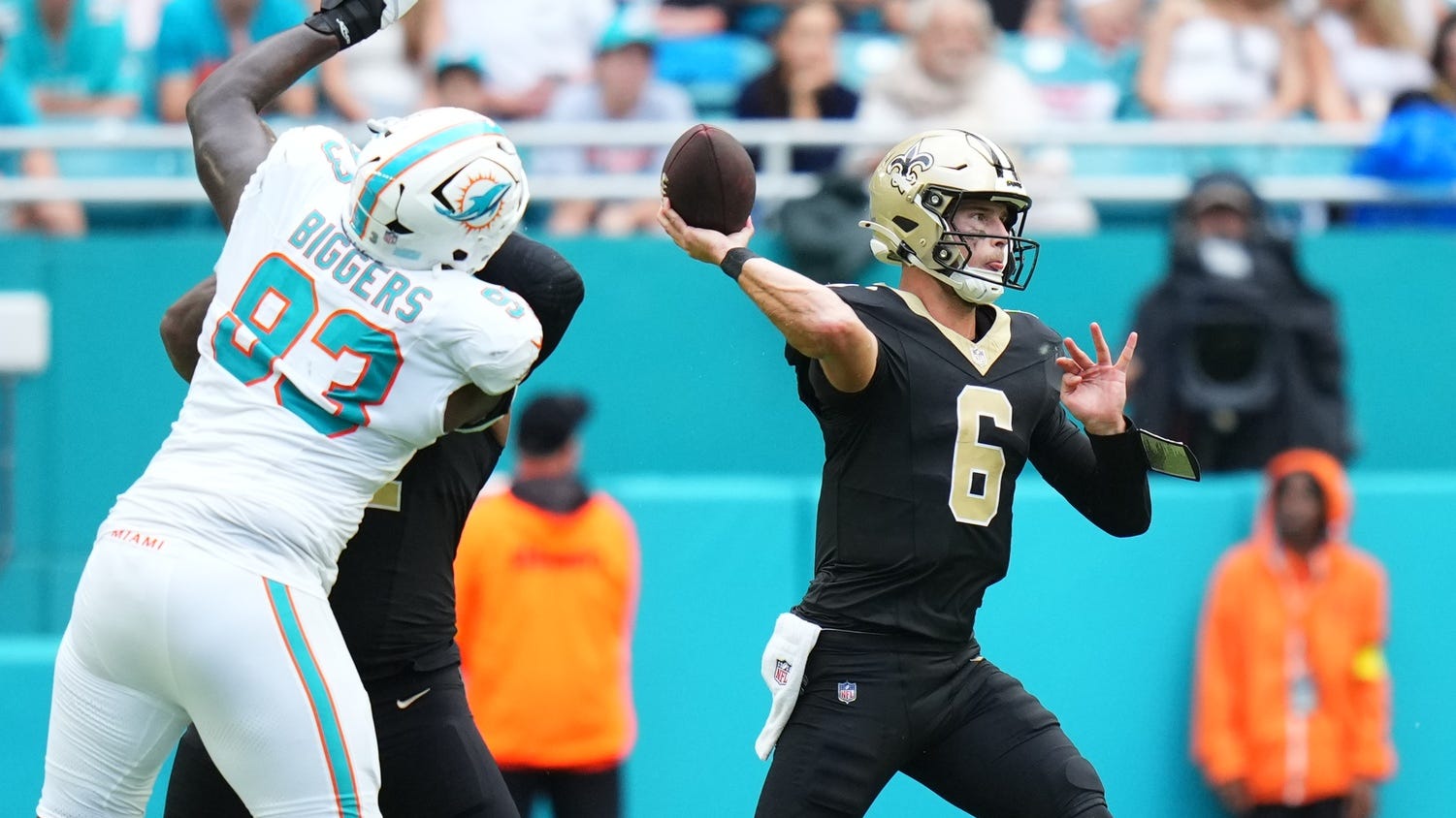 Saints' wild rally falls just short in loss to Dolphins; here's how it happened
