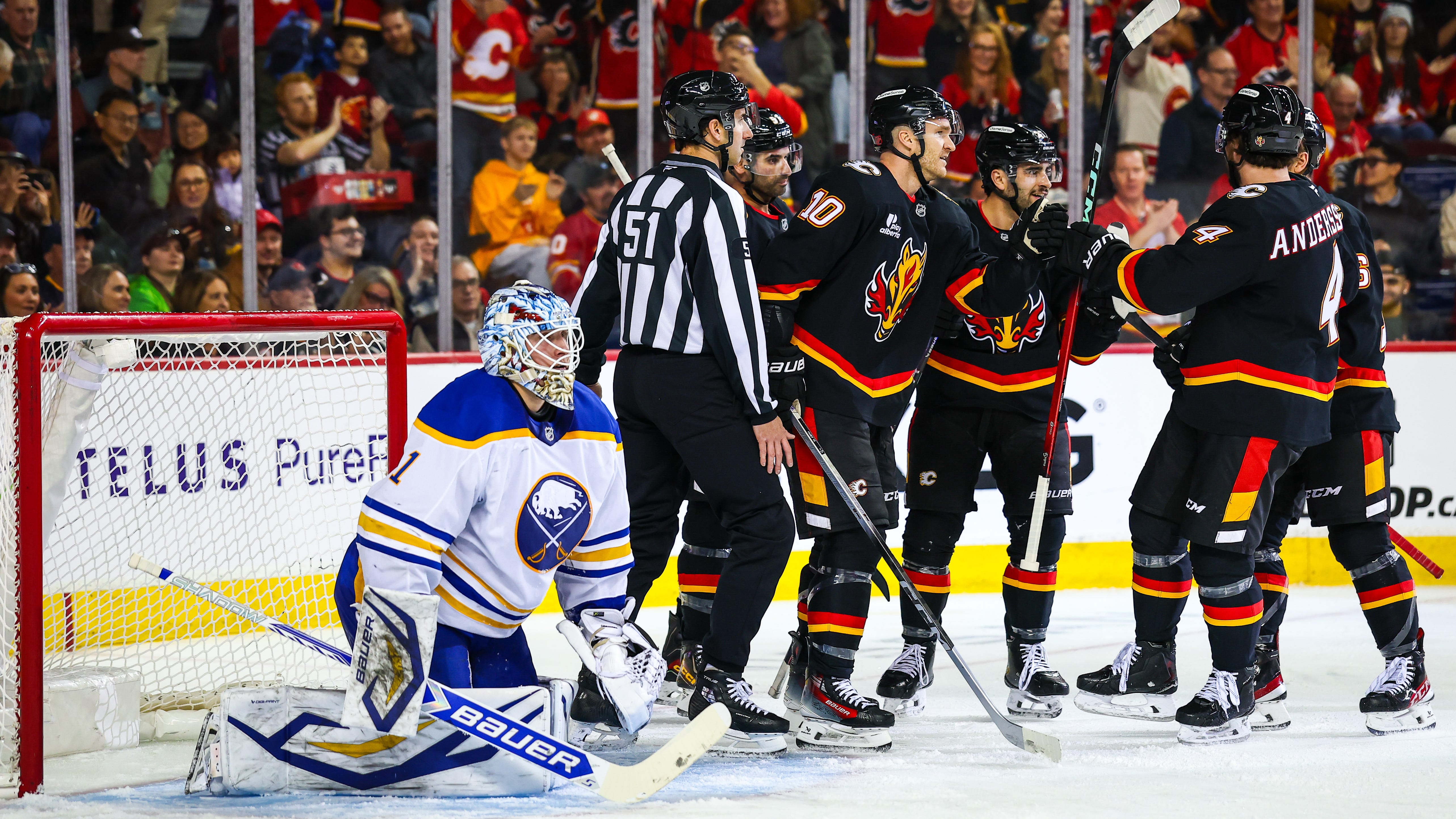 Sabres kept at arm's length in Calgary