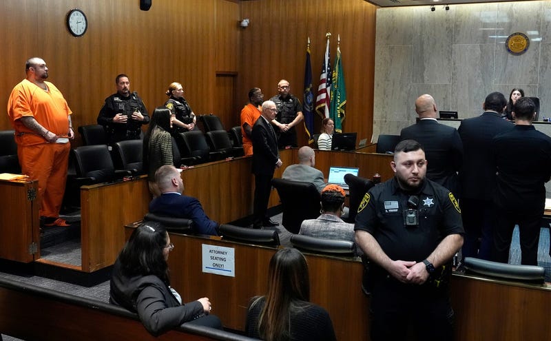 Carlos Hernandez, left, and Joshua Zuazo, right are sentenced 