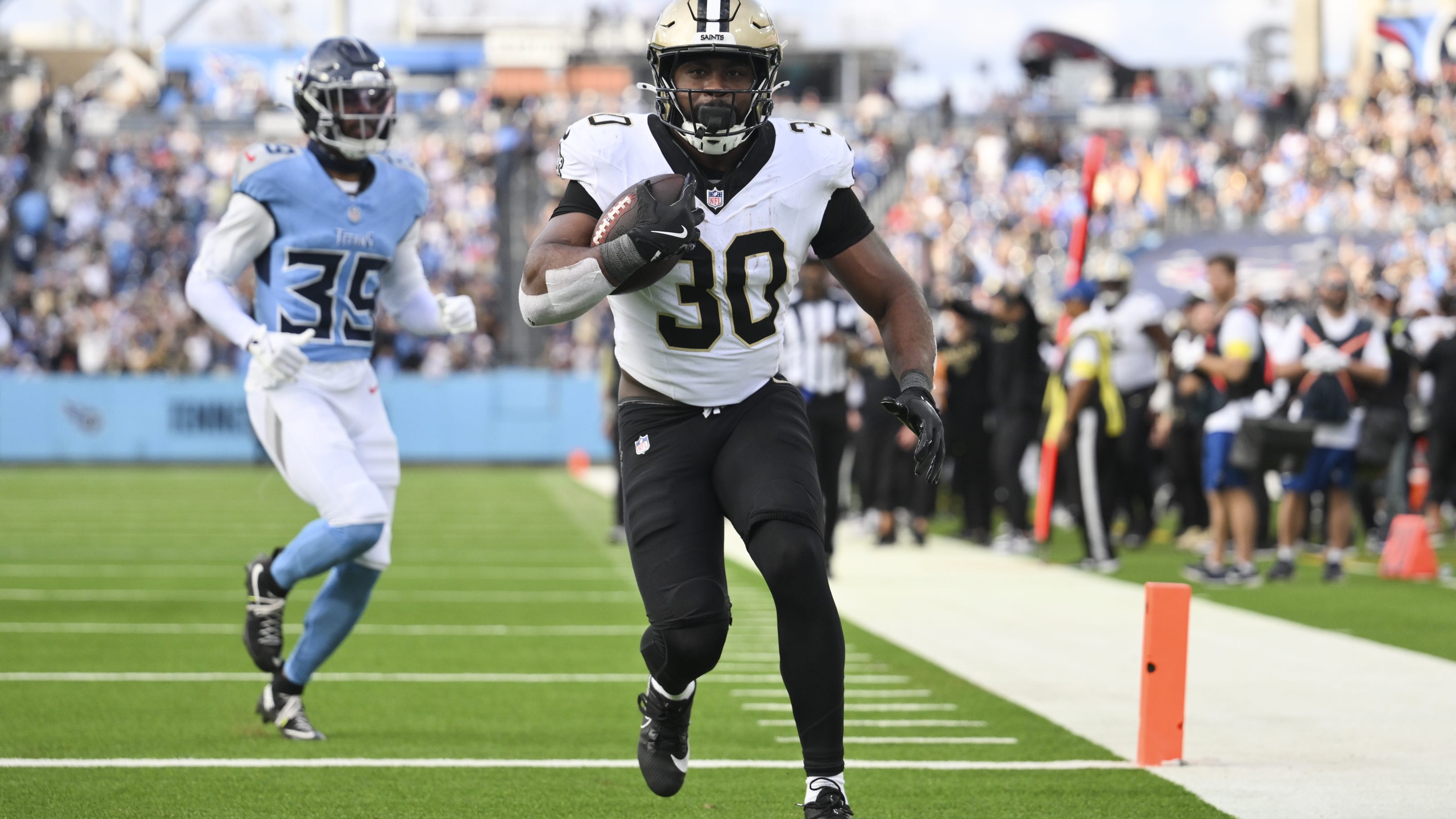 Audric Estime, Kevin Austin the latest unlikely Saints heroes