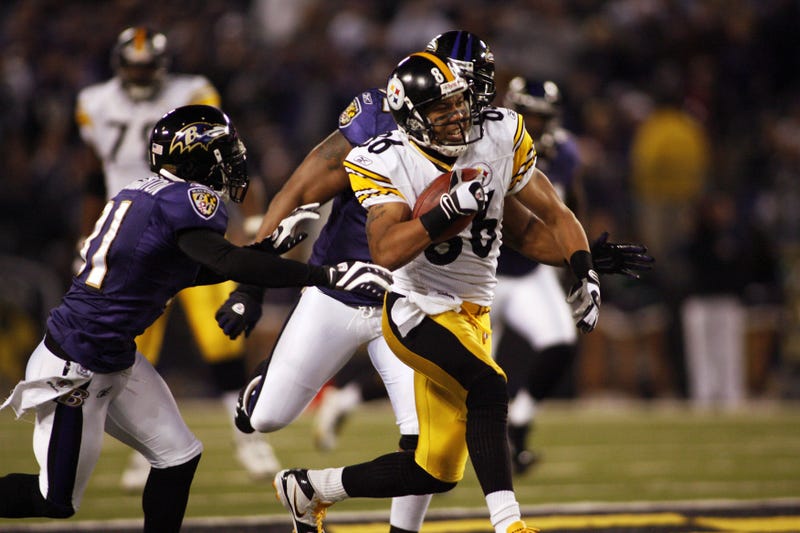 Hines Ward running against Baltimore