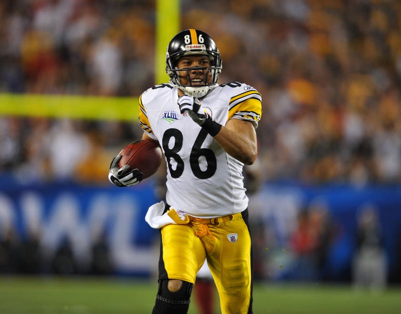 Hines Ward running in Super Bowl 43