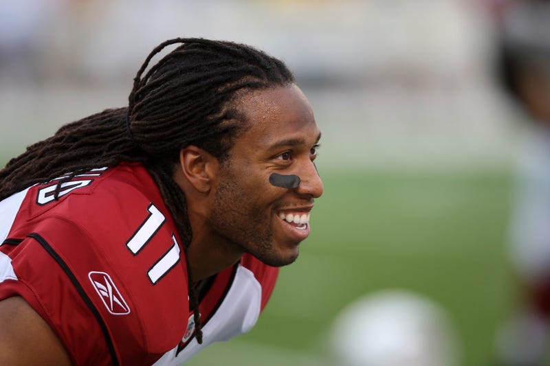 Larry Fitzgerald posing