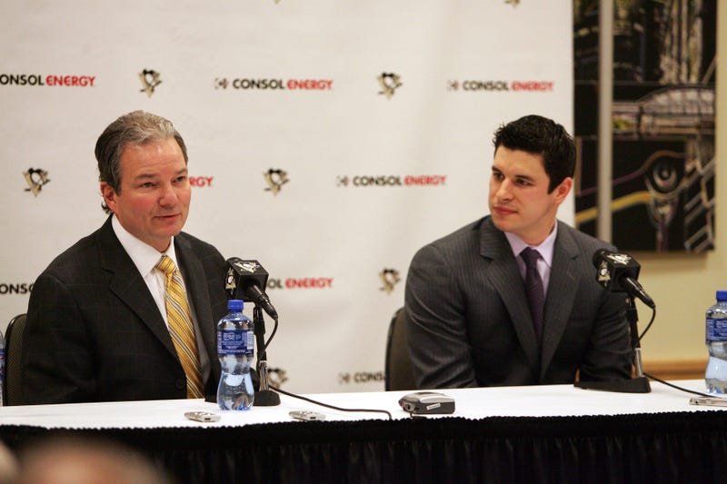 Ray Shero with Sidney Crosby