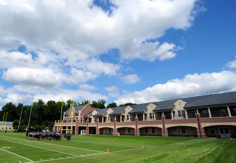 Ravens practice field at 1 Winning Drive