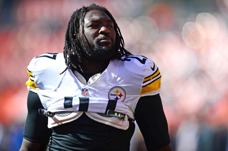 LeGarrette Blount in Steelers uniform