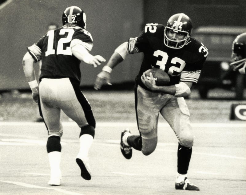 Franco Harris against the Dolphins in 1972