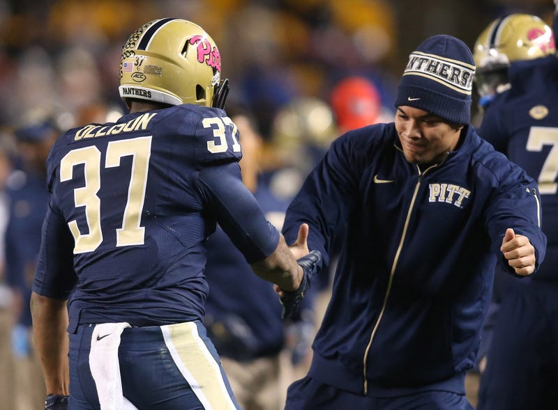 Qadree Ollison and James Conner at Pitt