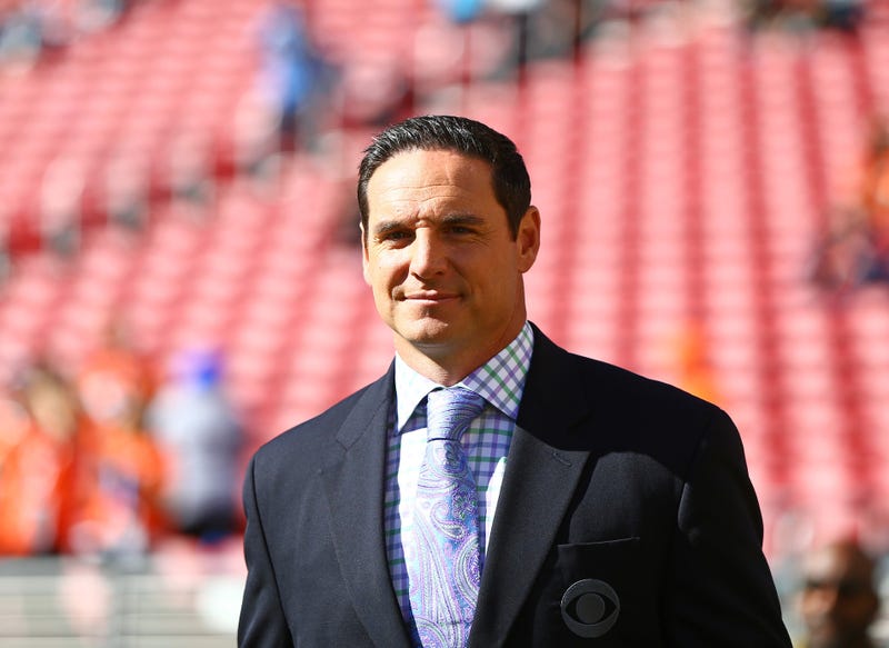 Feb 7, 2016; Santa Clara, CA, USA; Former kicker Jay Feely on the field prior to the Denver Broncos game against the Carolina Panthers in Super Bowl 50 at Levi's Stadium. Mandatory Credit: Mark J. Rebilas-Imagn Images