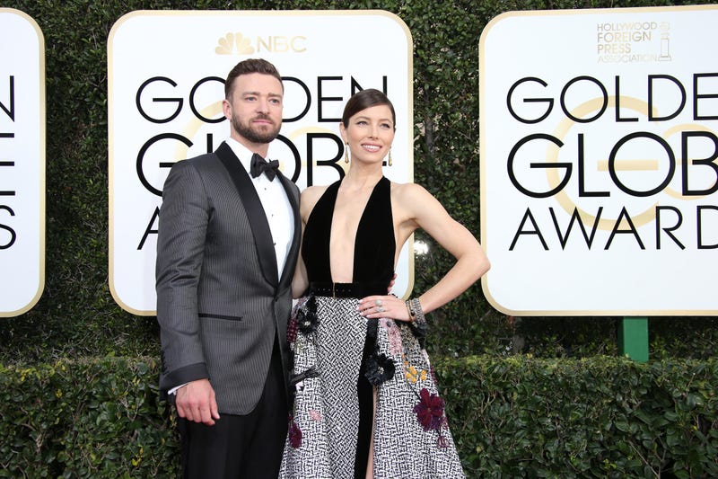 Justin Timberlake and Jessica Biel 