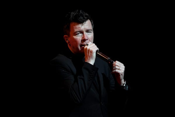 Rick Astley performs at the Adrienne Arsht Center.