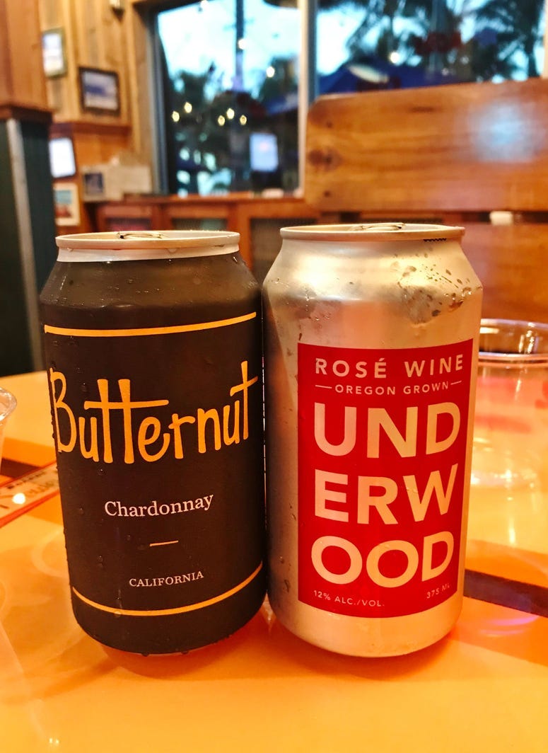 canned wine