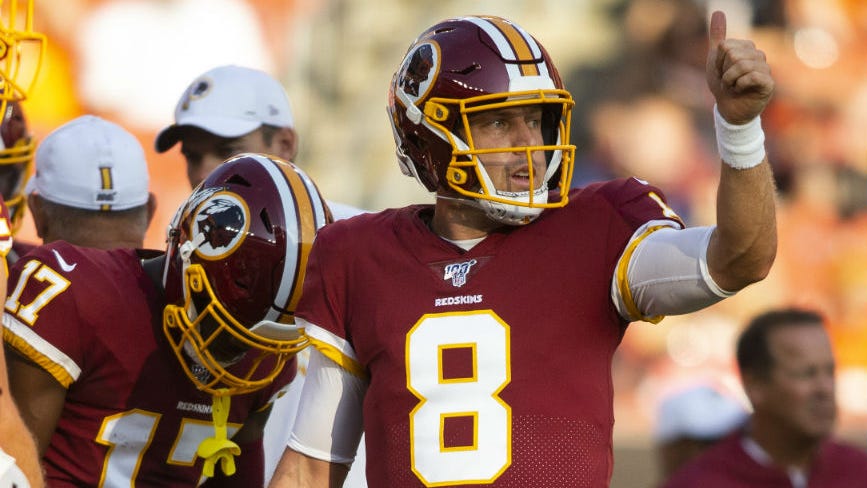 Case Keenum Ahead in Redskins QB Race at end of Training Camp
