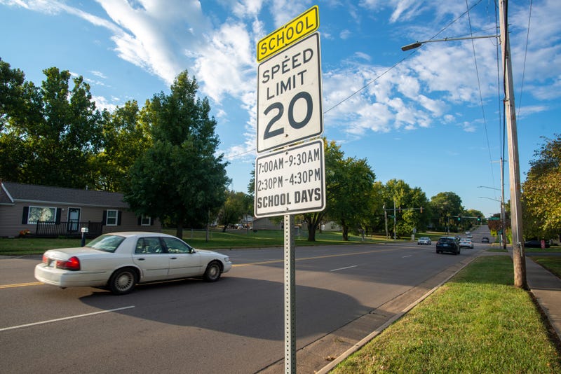 school zone sign
