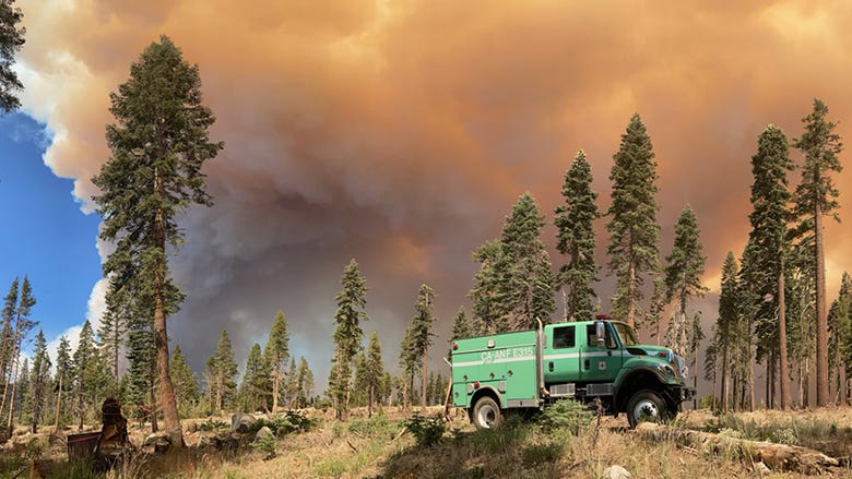Caldor Fire Aug. 29, 2021