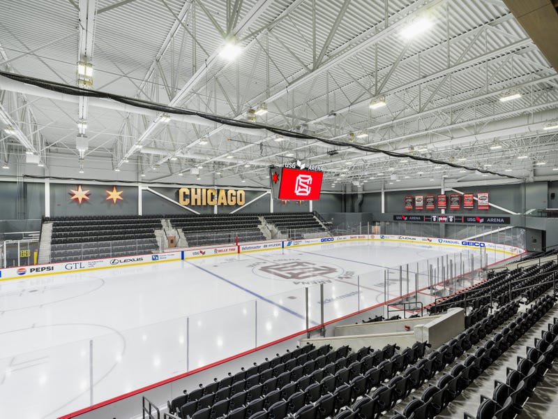 Blackhawks Ice Center  features two new rinks as well as new dining options including Rocky's Table and Tap and Raise the Cup Cafe.