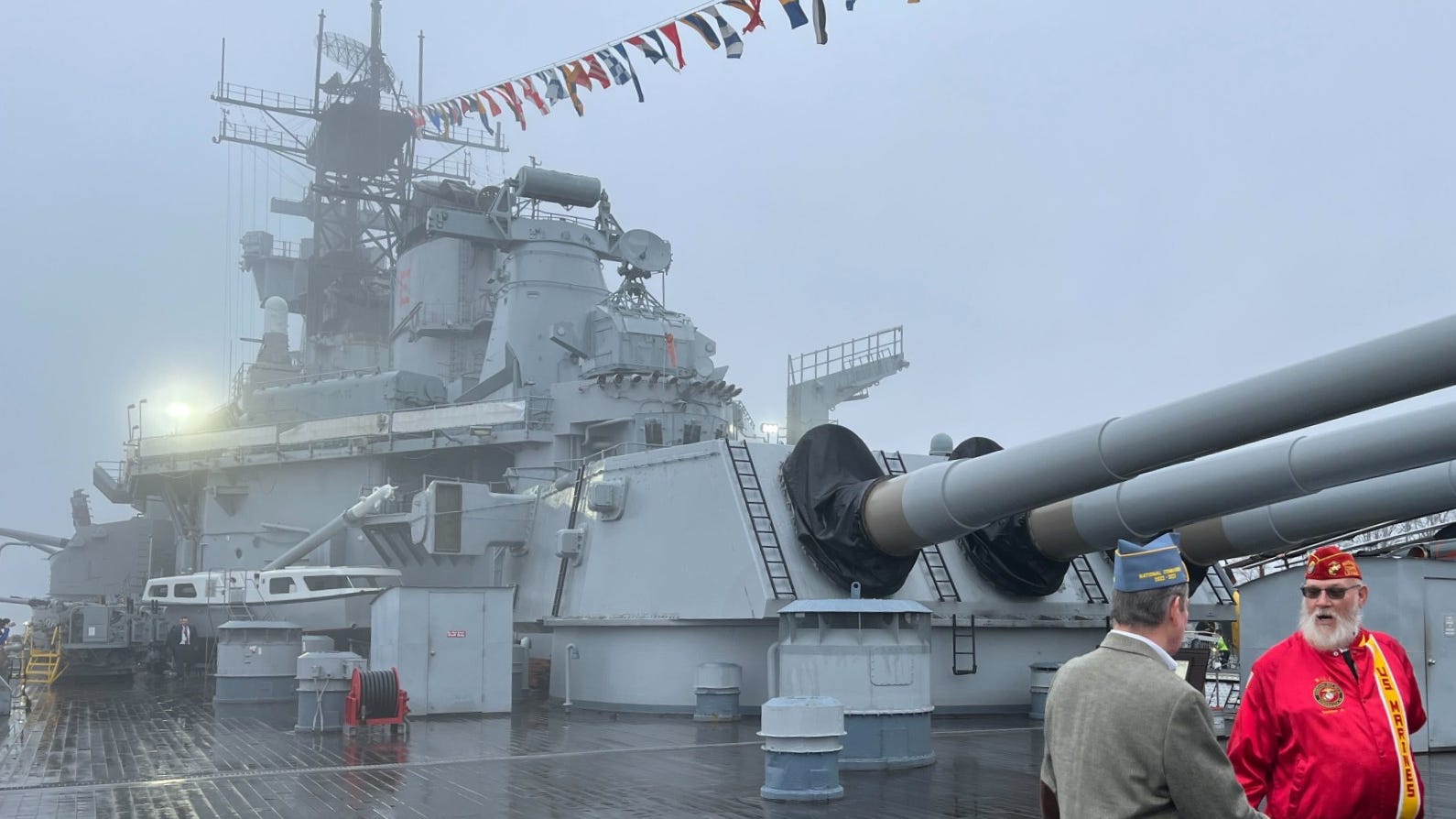 Ceremony aboard USS New Jersey remembers lives lost at Pearl Harbor