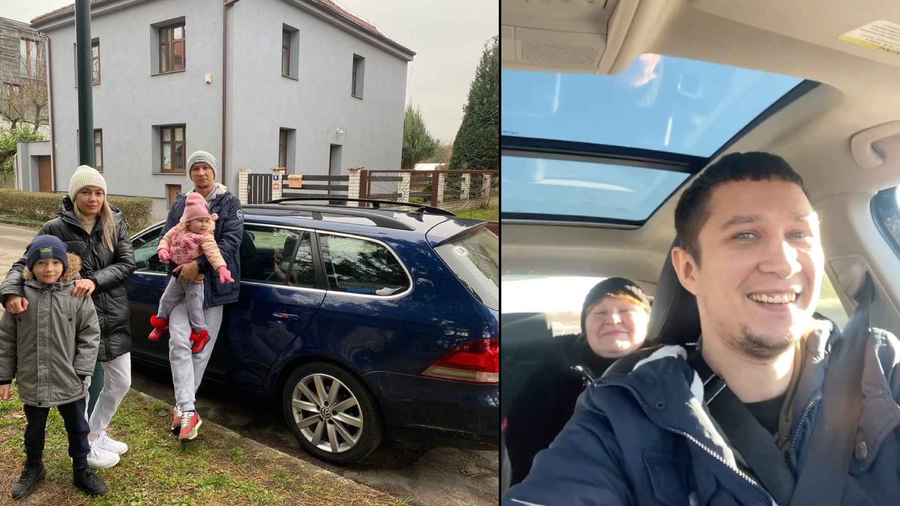 LI woman's totaled car becomes 'escape ship' for family fleeing Ukraine