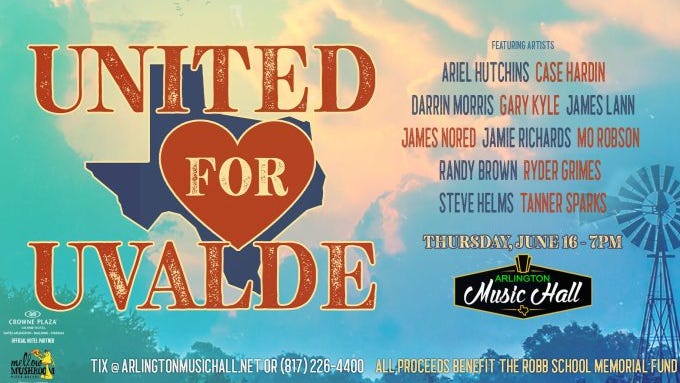 Downtown Arlington venue to host concert benefiting Uvalde families