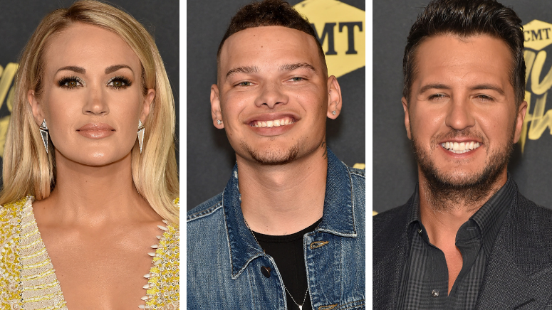 Carrie Underwood, Kane Brown, Luke Bryan Among CMT Performers