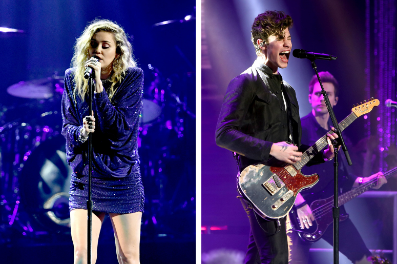 First Time Collab: Miley Cyrus + Shawn Mendes