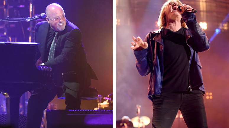 Billy Joel Performs "Pour Some Sugar on Me" with Joe Elliott of Def Leppard