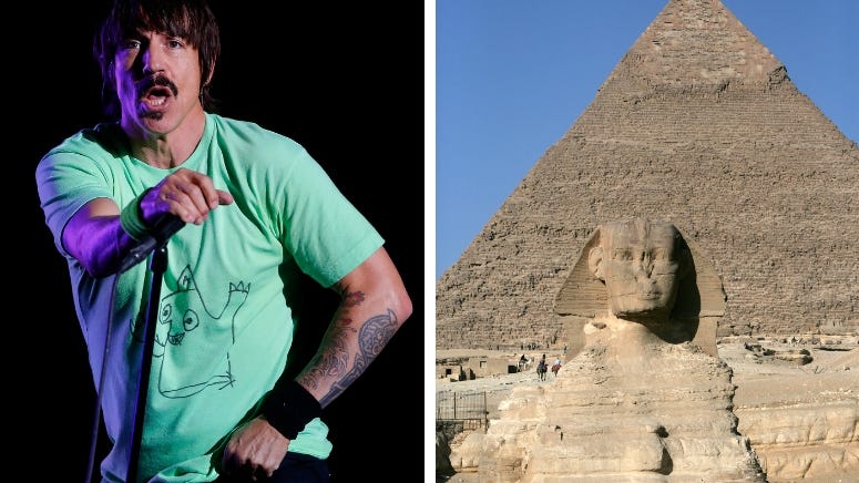 Red Hot Chili Peppers to Rock the Pyramids
