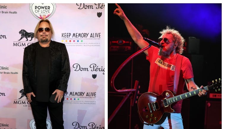 Vince Neil Joins Sammy Hagar On Stage For 3 Motley Crue Songs