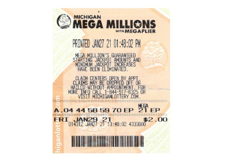 Mega Millions ticket