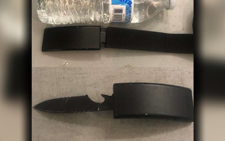 Newark TSA Knife