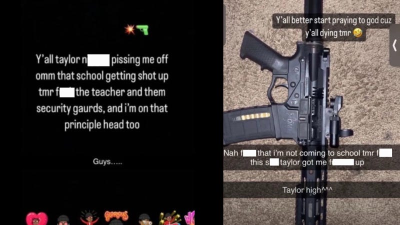 Classes are cancelled Wednesday for students at multiple schools Downriver after a threatening post circulating on social media depicting a weapon came to the attention of school officials and law enforcement late last night.