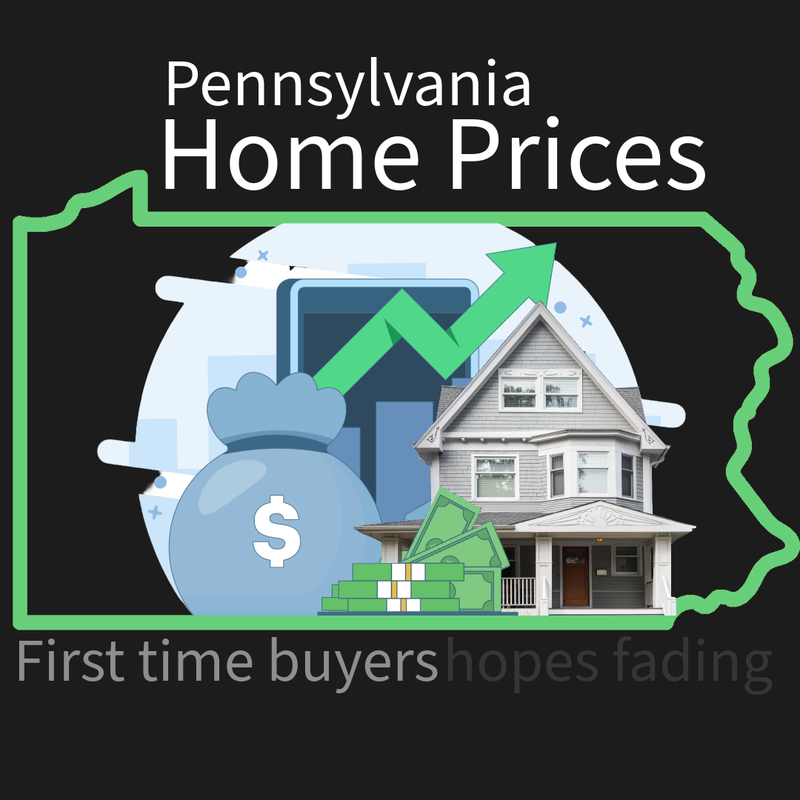 PA home prices at record highs.