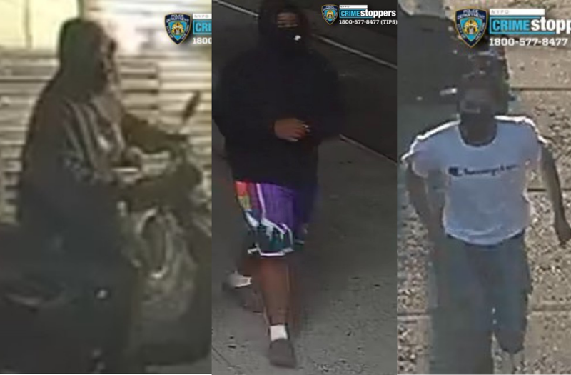 Three suspects are wanted for a series of moped robberies in Queens this summer.
