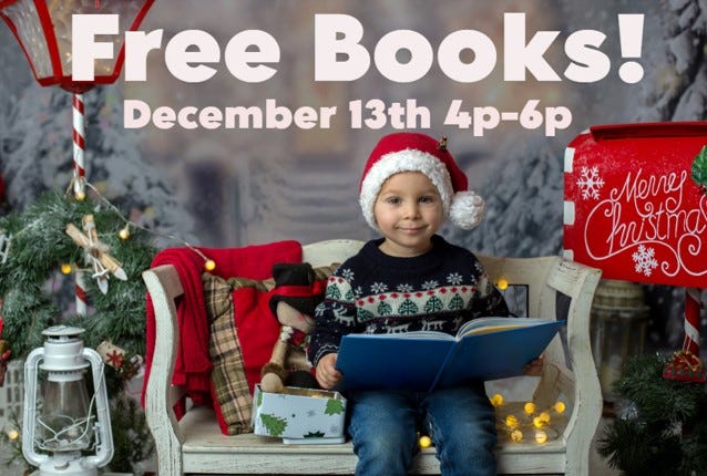 Sleigh Ride Free Book Drive