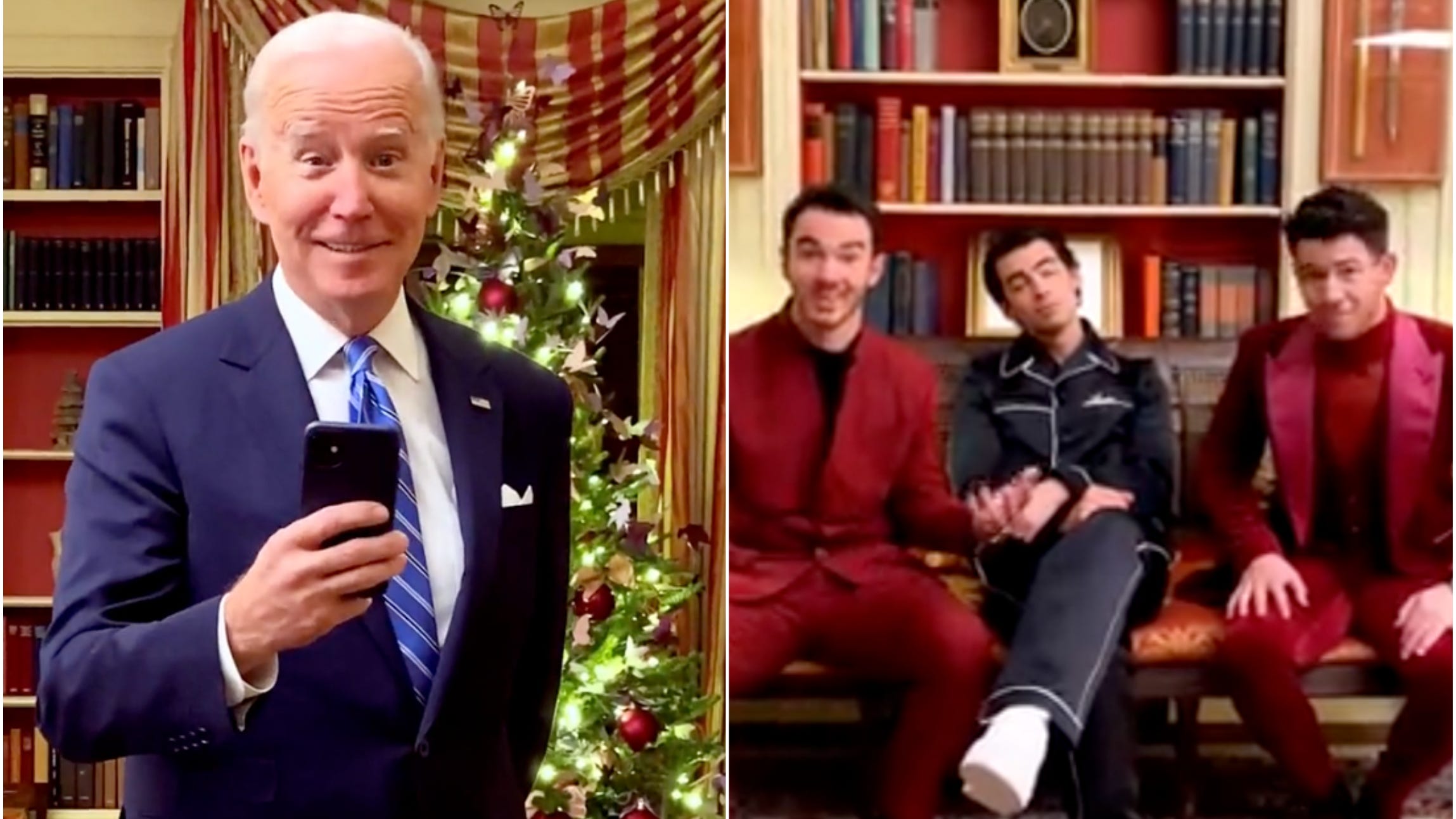 FROM CONEY ISLAND TO THE WHITE HOUSE: POTUS joins in on 'Byron' meme with NJ's Jonas Brothers