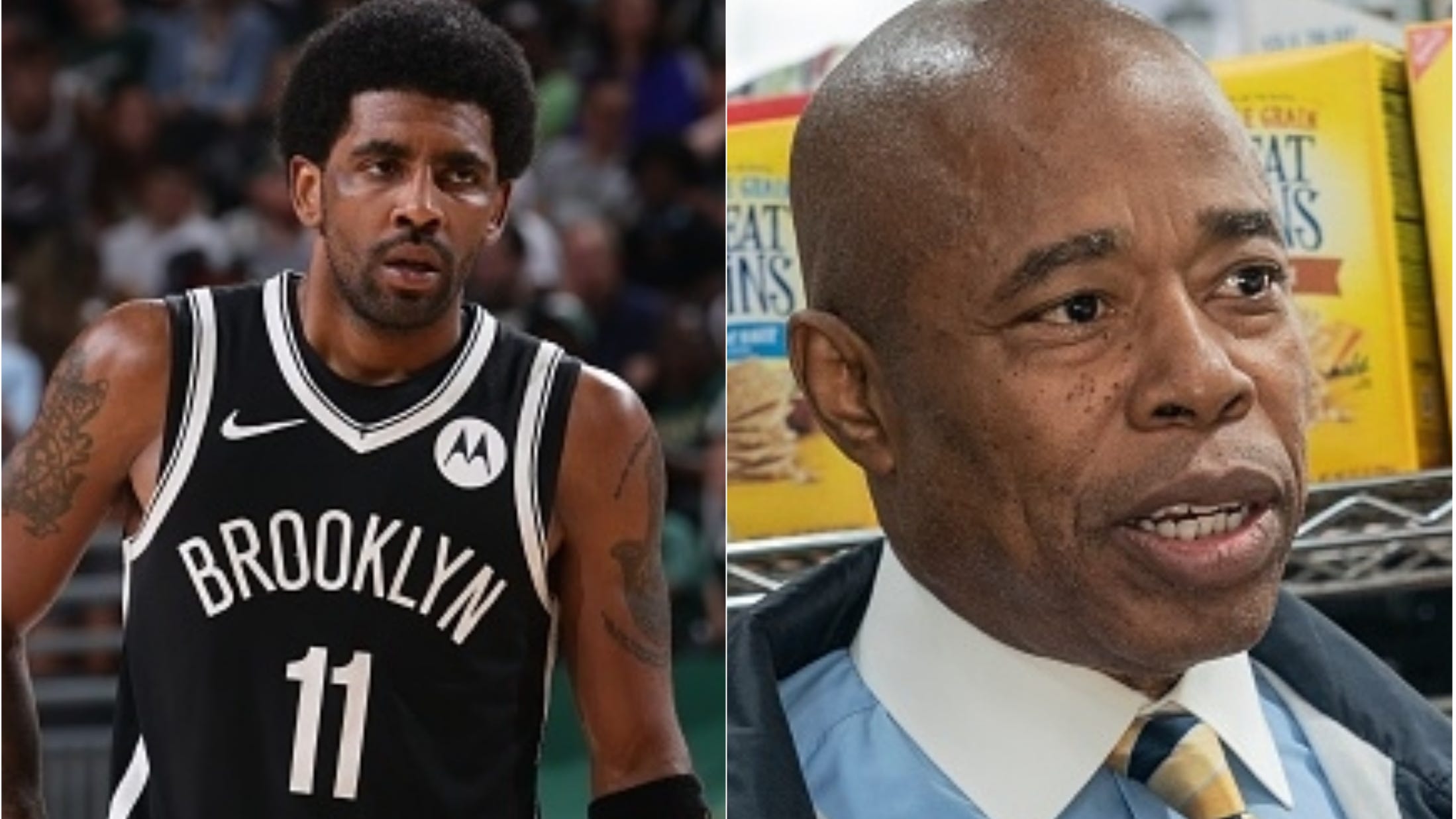 Nets fan Eric Adams won't relax vaccine mandate for Kyrie Irving