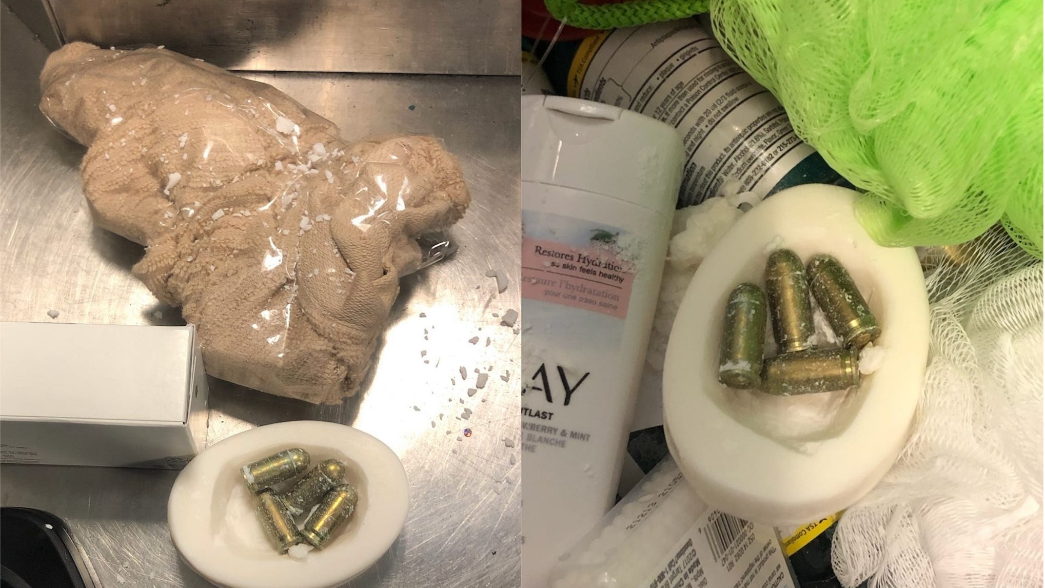 Traveler arrested at Newark Airport after TSA finds gun, ammo concealed in soap