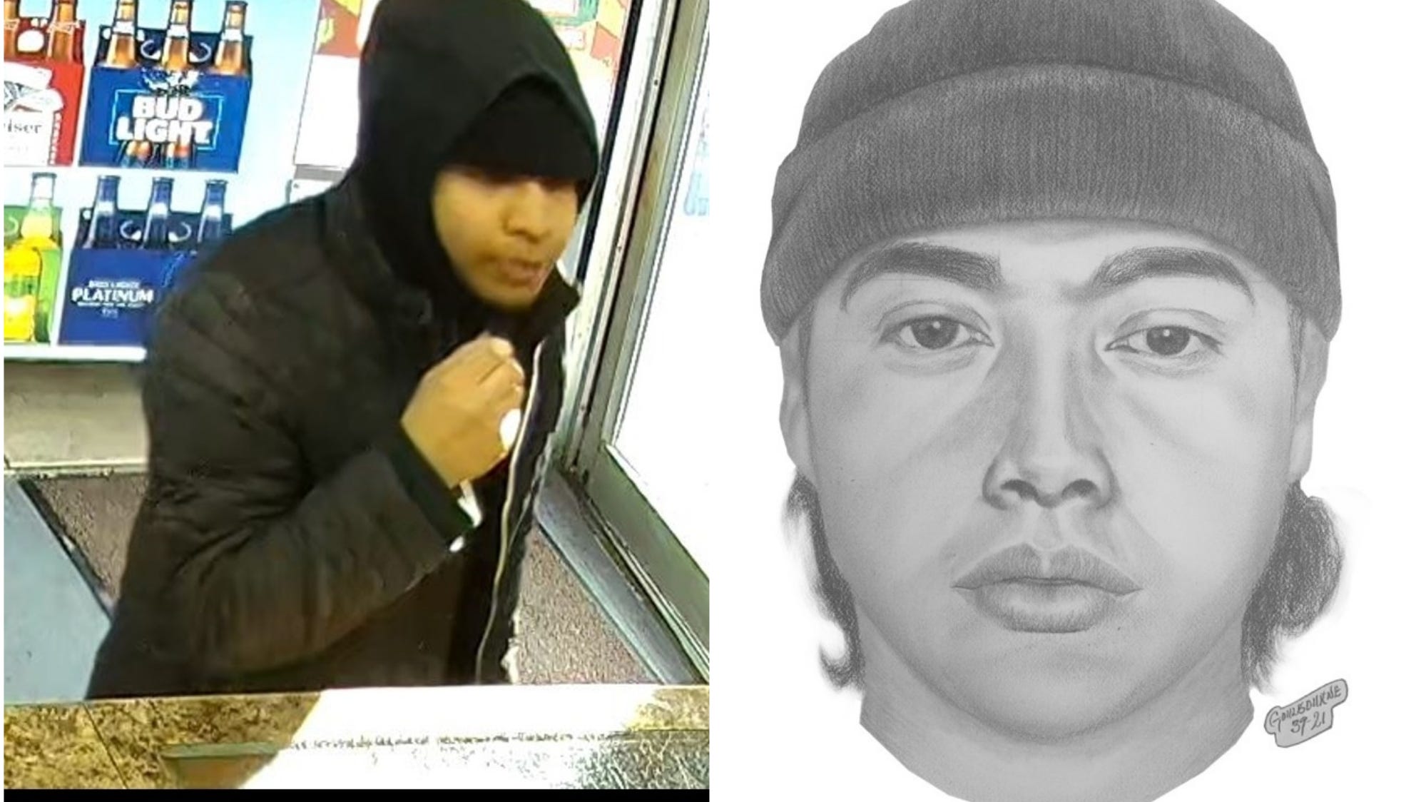 PHOTOS: Knife-wielding suspect robs boy, 11, in Queens school bathroom, attacks man outside
