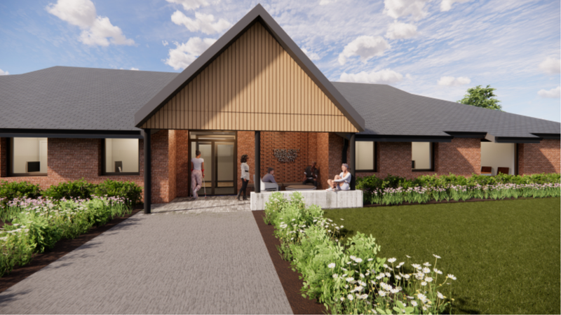 Rendering of Elwyn's Young Adult Residential Treatment facility.